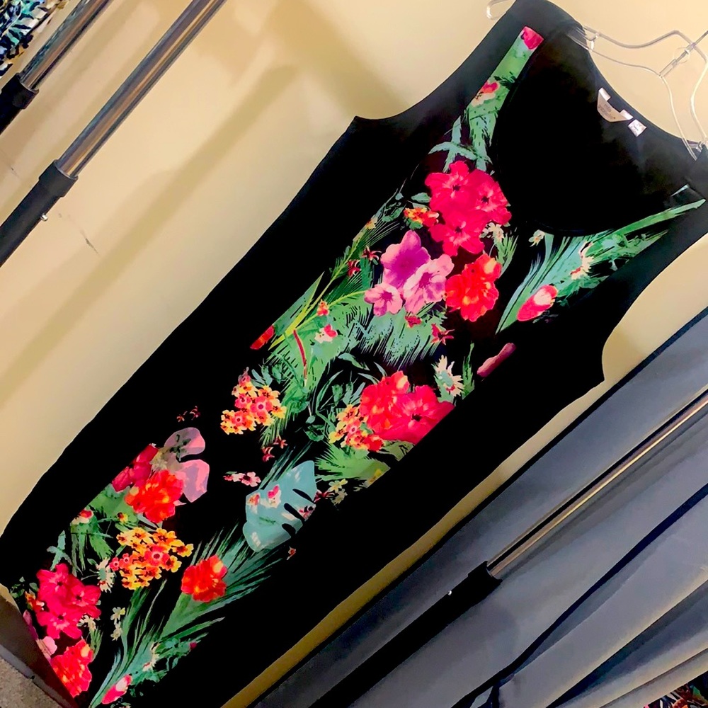 Tropical Floral Dress